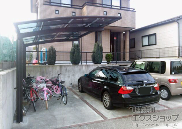 愛知県名古屋市ののカーポート プレシオスポート 積雪〜20cm対応 施工例