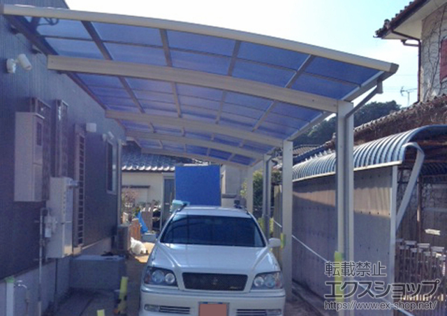 福岡県大野城市ののカーポート レイナポートグラン 縦連棟　積雪〜20cm対応 施工例