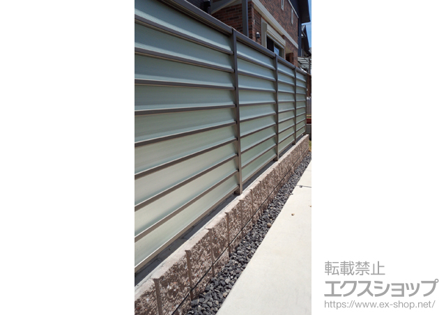 愛知県一宮市ののフェンス・柵 サニーブリーズフェンスS型 間仕切りタイプ 施工例