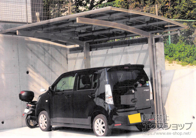 神奈川県横浜市ののカーポート プレシオスポート 積雪〜20cm対応 施工例