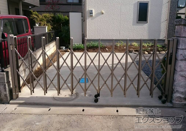 栃木県宇都宮市ののカーゲート トリップゲート RB型 ノンレール 片開き　32S 施工例