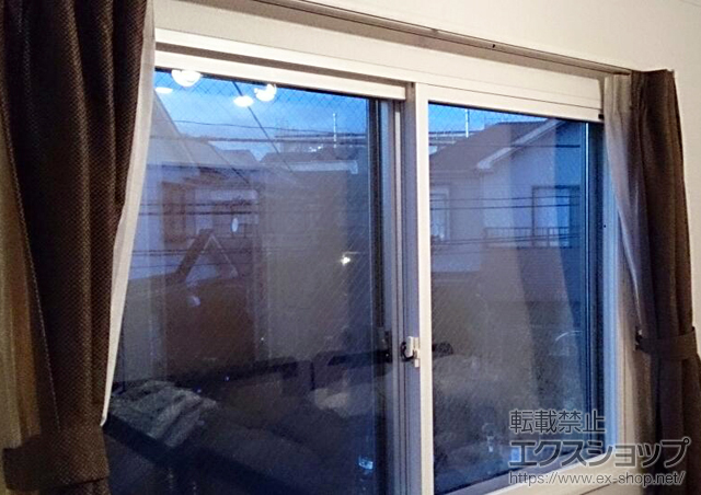 神奈川県横浜市のの二重窓（内窓） プラマードU　引違い2枚建て 間仕切用下枠 施工例