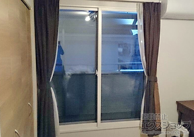 神奈川県横浜市のの二重窓（内窓） プラマードU　引違い2枚建て 標準下枠 施工例