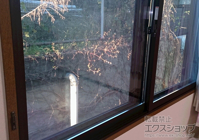 千葉県千葉市のの二重窓（内窓） インプラス(ダストバリア)引き違い窓2枚建て 施工例