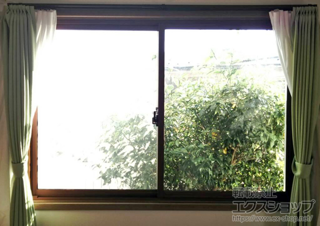 千葉県千葉市のの二重窓（内窓） インプラス(ダストバリア)引き違い窓2枚建て 施工例