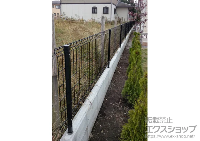 �Ȗ،��͓��S��O�쒬��LIXIL ���N�V��(TOEX)�̃t�F���X�E��E�� �n�C�O���b�h�t�F���XUF8�^ �t���[�|�[���^�C�v �{�H��