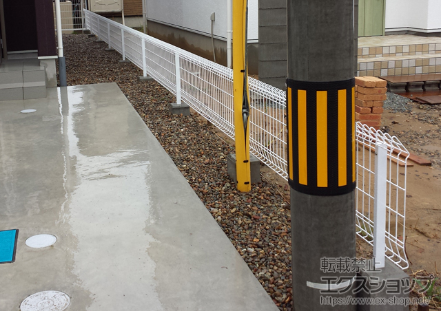 新潟県燕市ののフェンス・柵 メッシュフェンス G10-R 施工例