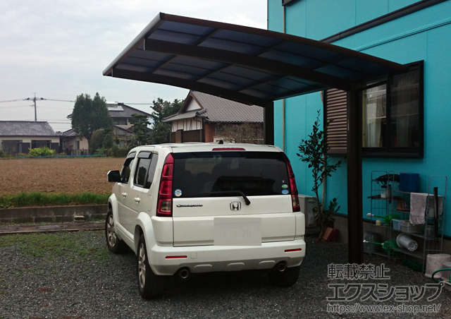 熊本県玉名市ののカーポート プレシオスポート 積雪〜20cm対応 施工例