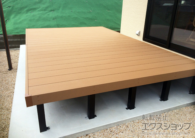 島根県松江市ののウッドデッキ リウッドデッキ 200 施工例