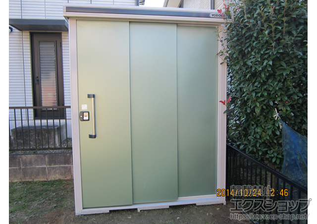 大分県大分市のの物置・屋外倉庫 エルモ 一般型 (LMD-1811H) 施工例