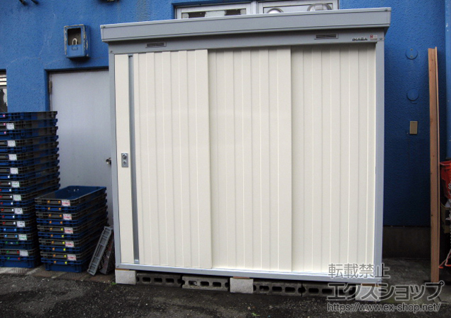 神奈川県横浜市のの物置・屋外倉庫 ネクスタ 一般型(NXN-21S) 施工例