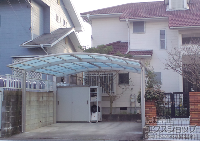 福岡県筑紫野市ののカーポート レイナツインポートグラン　積雪〜20cm対応 施工例