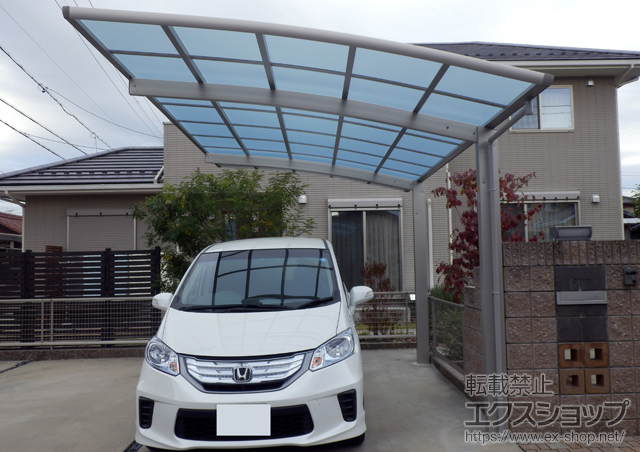 愛知県江南市ののカーポート レイナポートグラン　積雪〜20cm対応 施工例