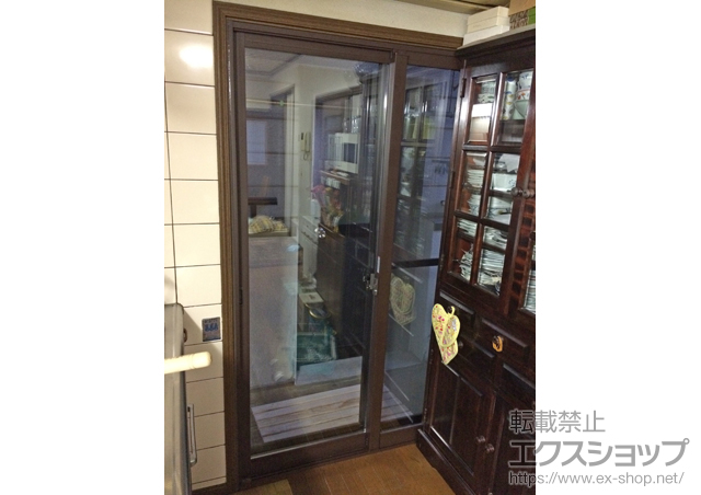 京都府京都市のの二重窓（内窓） インプラス(ダストバリア)引き違い窓4枚建て 施工例