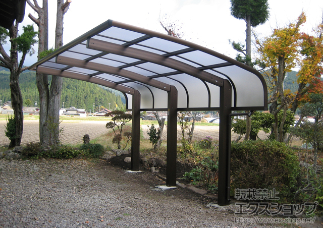 愛知県北設楽郡設楽町ののカーポート レイナキャップポートグラン50　積雪〜50cm対応 施工例