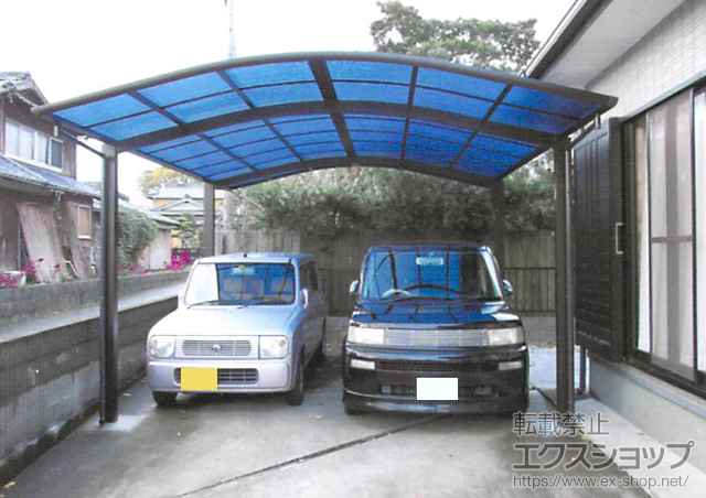 長崎県島原市ののカーポート レイナツインポートグラン　積雪〜20cm対応 施工例