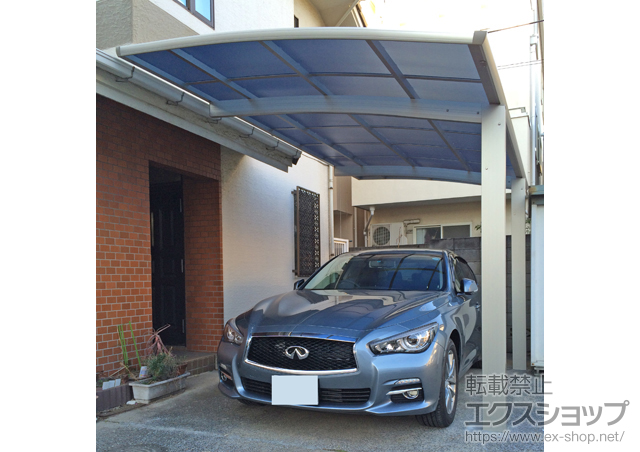 東京都大田区ののカーポート プレシオスポート 積雪〜20cm対応 施工例