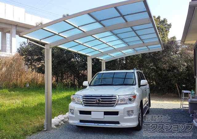 福岡県久留米市ののカーポート レイナポートグラン 延長　積雪〜20cm対応 施工例