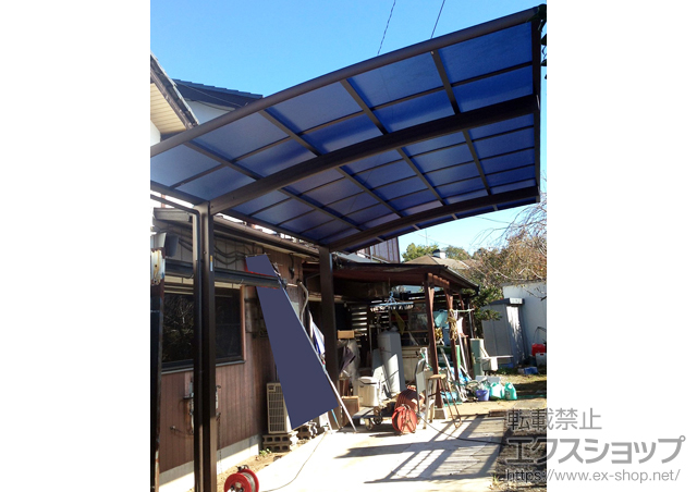 群馬県邑楽郡板倉町ののカーポート レイナポートグラン　積雪〜20cm対応 施工例