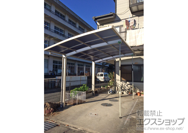 静岡県静岡市ののカーポート プレシオスポート 積雪〜20cm対応 施工例