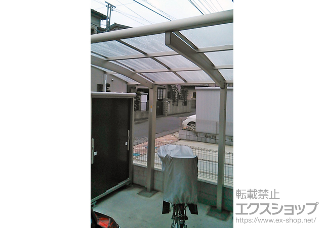 埼玉県さいたま市ののサイクルポート・駐輪場 レイナポートグランミニ 積雪〜20cm対応 施工例