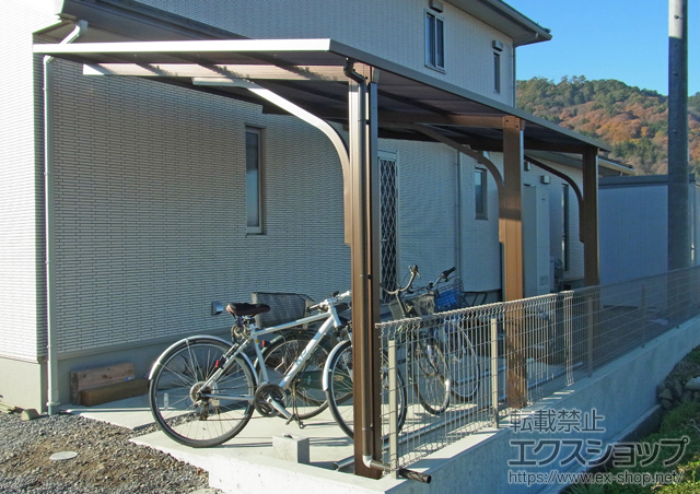 長野県諏訪市ののカーポート カーポート2CP-U型 積雪〜20cm対応 施工例