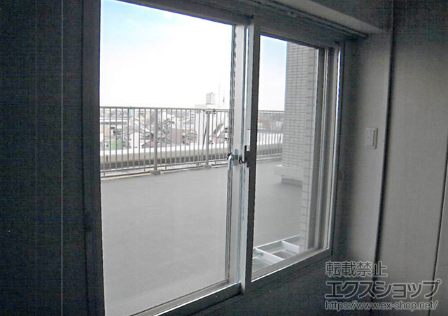 愛知県弥富市のの二重窓（内窓） インプラス(ダストバリア)引き違い窓2枚建て 施工例