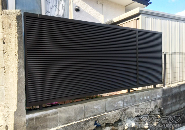 宮城県仙台市ののフェンス・柵 ライシスフェンス13型 フリーポールタイプ 施工例