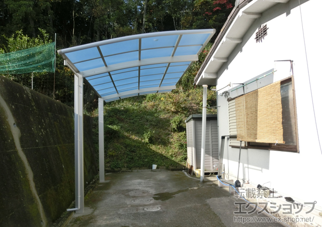 広島県呉市ののカーポート レイナポートグラン　積雪〜20cm対応 施工例