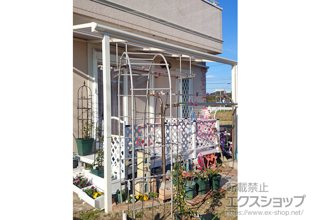 千葉県南房総市ののテラス屋根 ヴェクターテラス F型 テラスタイプ 単体 積雪〜20cm対応 施工例