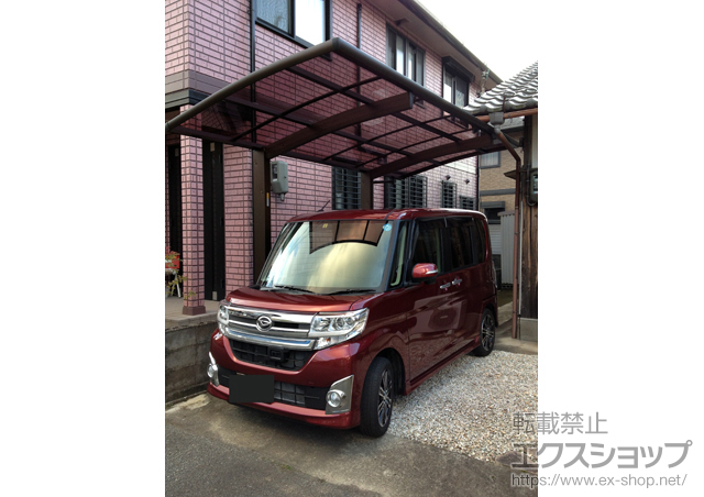 兵庫県丹波市ののサイクルポート・駐輪場 レイナポートグランミニ 積雪〜20cm対応 施工例