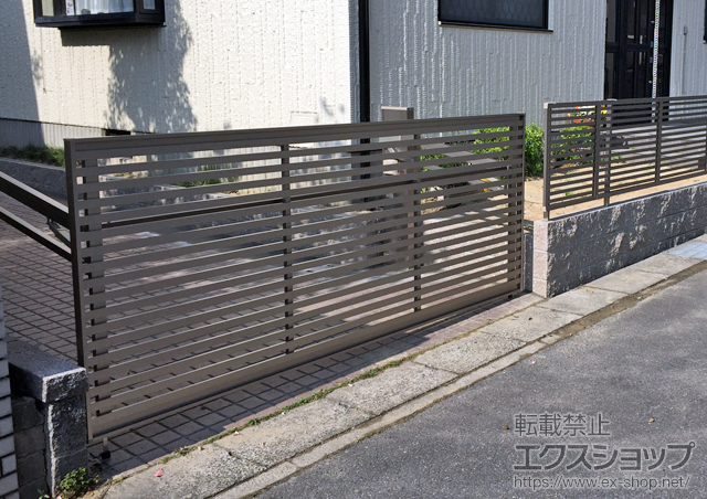 愛知県大府市ののカーゲート オーバードアS3型 電動式 施工例