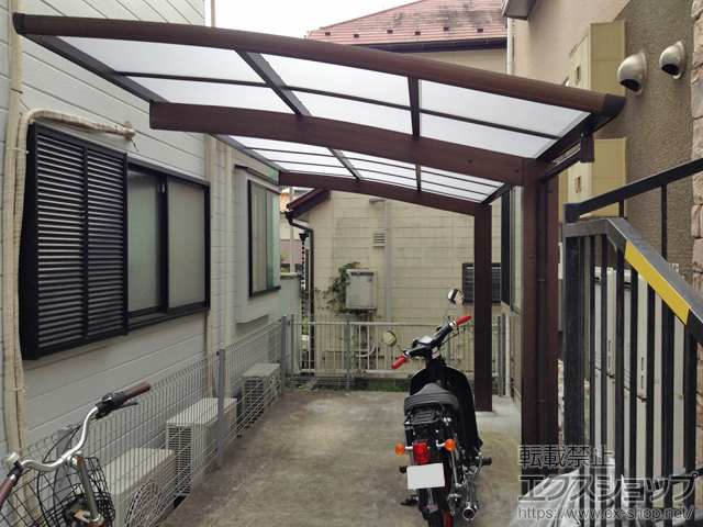 神奈川県横浜市ののカーポート プレシオスポート 積雪〜20cm対応 施工例