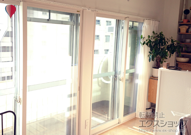 東京都港区のの二重窓（内窓） インプラス(ダストバリア)引き違い窓2枚建て 施工例