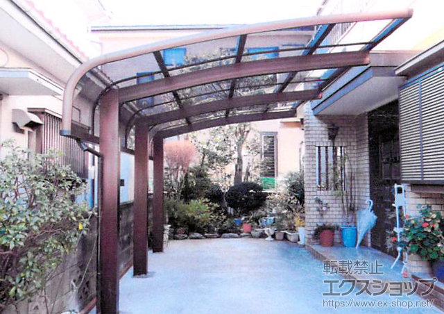 埼玉県熊谷市ののカーポート レイナキャップポートグラン50　積雪〜50cm対応 施工例