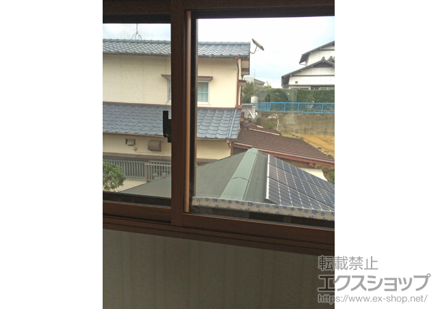 山口県下関市のの二重窓（内窓） インプラス(ダストバリア)引き違い窓2枚建て 施工例