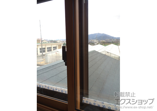 山口県下関市のの二重窓（内窓） インプラス(ダストバリア)引き違い窓2枚建て 施工例
