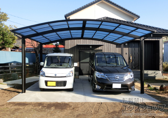 神奈川県茅ヶ崎市ののカーポート レイナツインポートグラン　積雪〜20cm対応 施工例