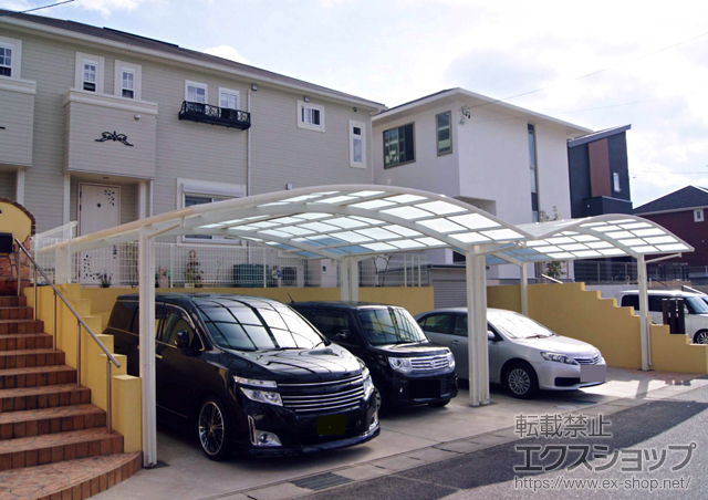 三重県名張市ののカーポート レイナツインポートグラン　積雪〜20cm対応 施工例