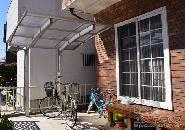 愛知県一宮市ののサイクルポート・駐輪場 レイナポートグランミニ 積雪〜20cm対応 施工例