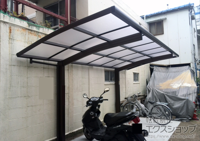 広島県広島市ののサイクルポート・駐輪場 レイナポートグランミニ 積雪〜20cm対応 施工例