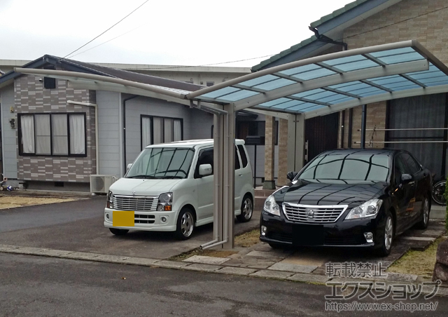 大分県玖珠郡玖珠町ののカーポート レイナポートグラン Y合掌　積雪〜20cm対応 施工例