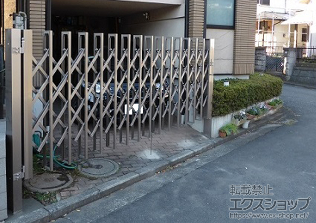 神奈川県横浜市ののカーゲート リフティングアコーＨＧ 片開き 延高仕様 355S 施工例