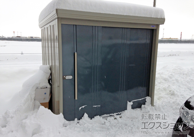 青森県南津軽郡藤崎町のの物置・屋外倉庫 Mr.ストックマンダンディ 多雪型 （ND-S2219） 施工例