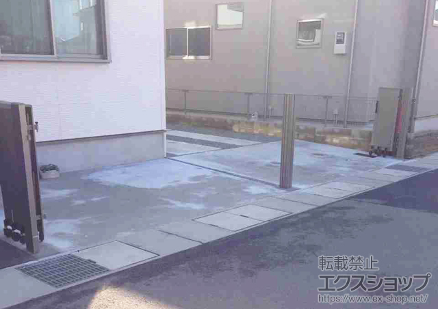 兵庫県明石市ののカーゲート トリップゲート RB型 ノンレール 片開き 38S 施工例