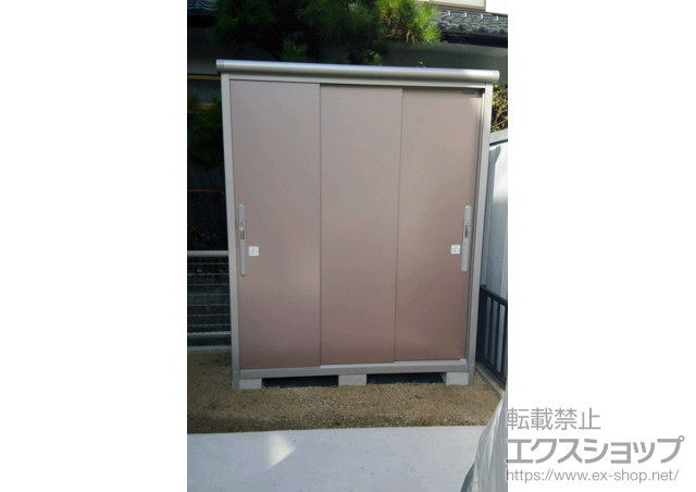 熊本県熊本市のの物置・屋外倉庫 エスモ 一般型(ESD-1607AGL) 施工例