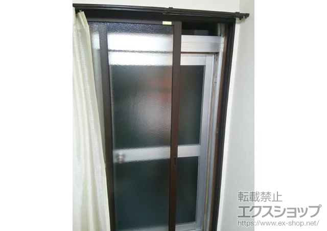 大阪府大阪市のの内窓（二重窓・二重サッシ） インプラス(ダストバリア)引き違い窓2枚建て＋ボード納まり用アンカー 施工例