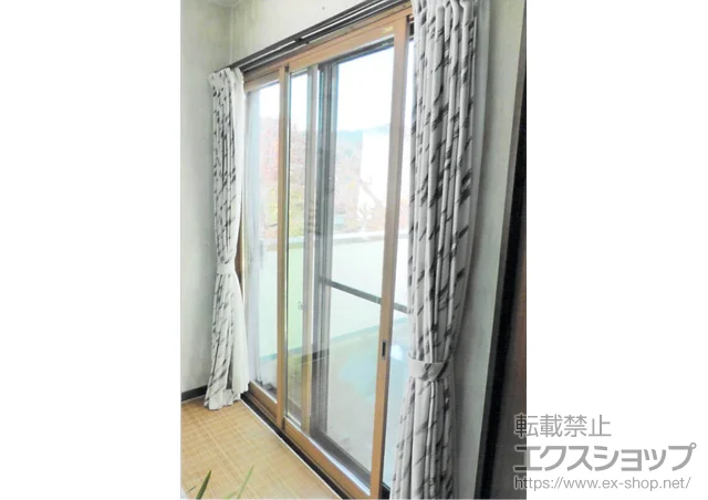 静岡県静岡市のの内窓（二重窓・二重サッシ） インプラス(ダストバリア)引き違い窓2枚建て 施工例
