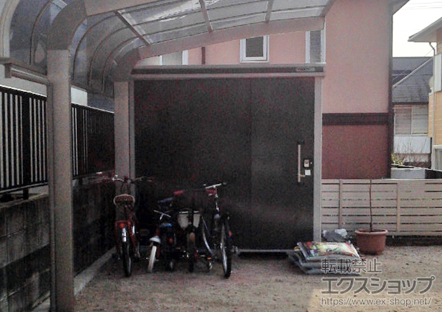 福岡県筑紫野市のの物置・屋外倉庫 エルモ 一般型(LMD-2211SM) 施工例