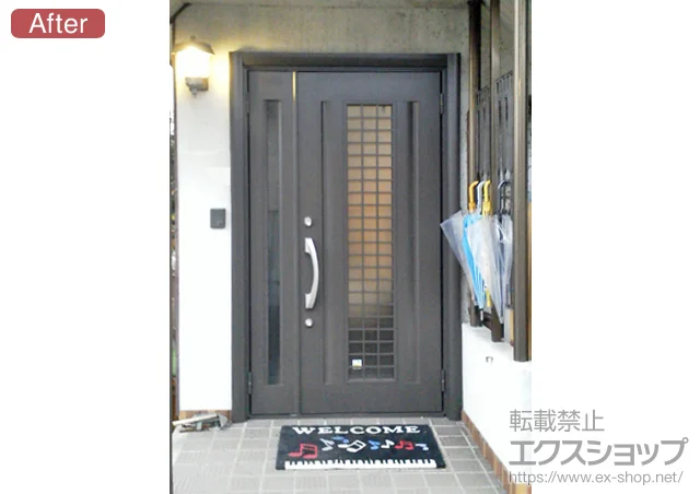 �Ȗ،��Ȗ؎s��LIXIL ���N�V���i�g�X�e���j�̌��փh�A ���V�F���g �A���~�e�q�d�l�@S1�^ �{�H��